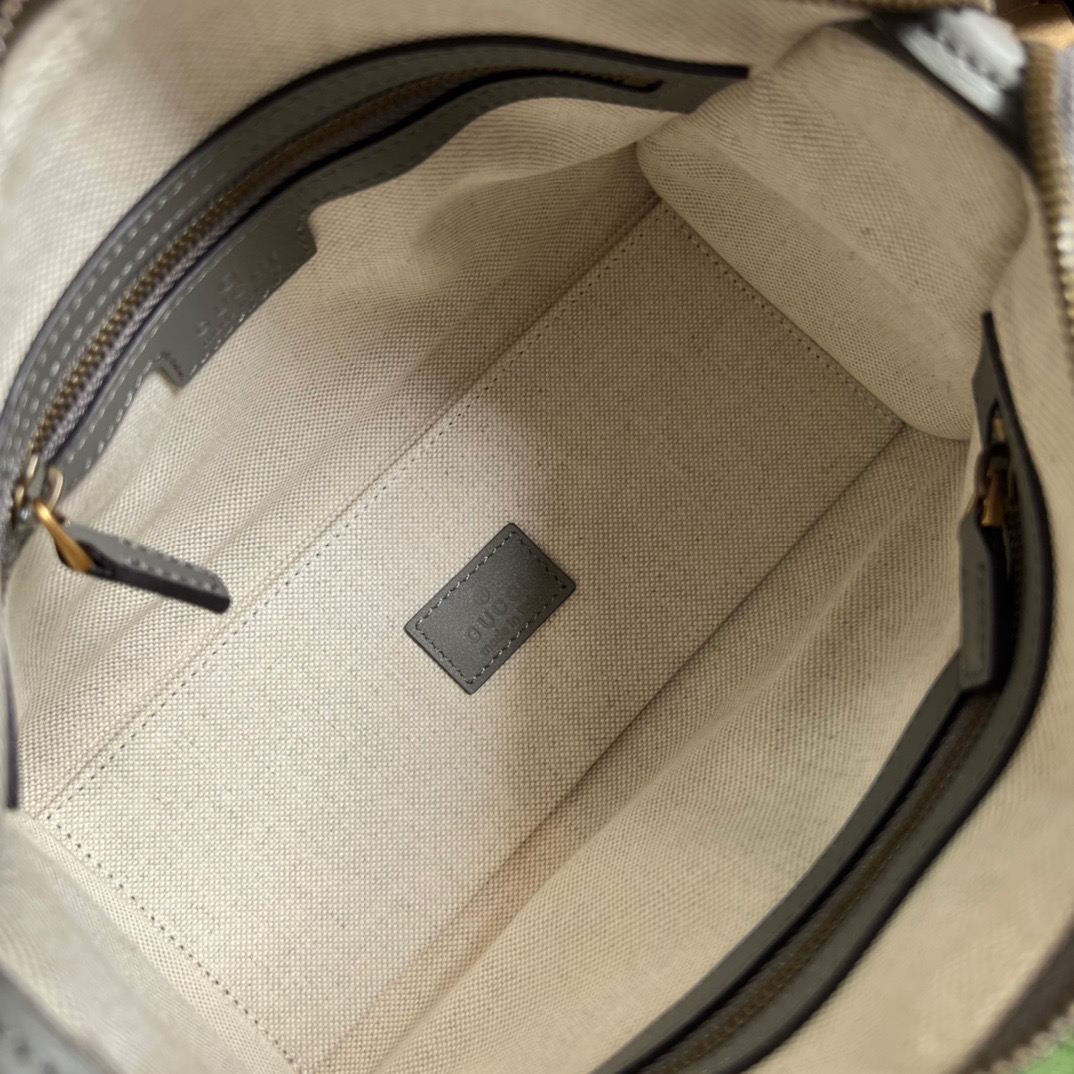 Gvc*1 Mini Top Handle Bag With Double G White/Grey For Men 8.7in/22cm