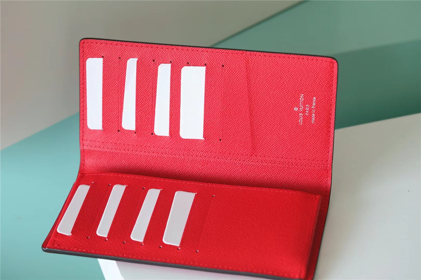 x Svp*me Brazza Wallet Red For Men 7.5in/19cm