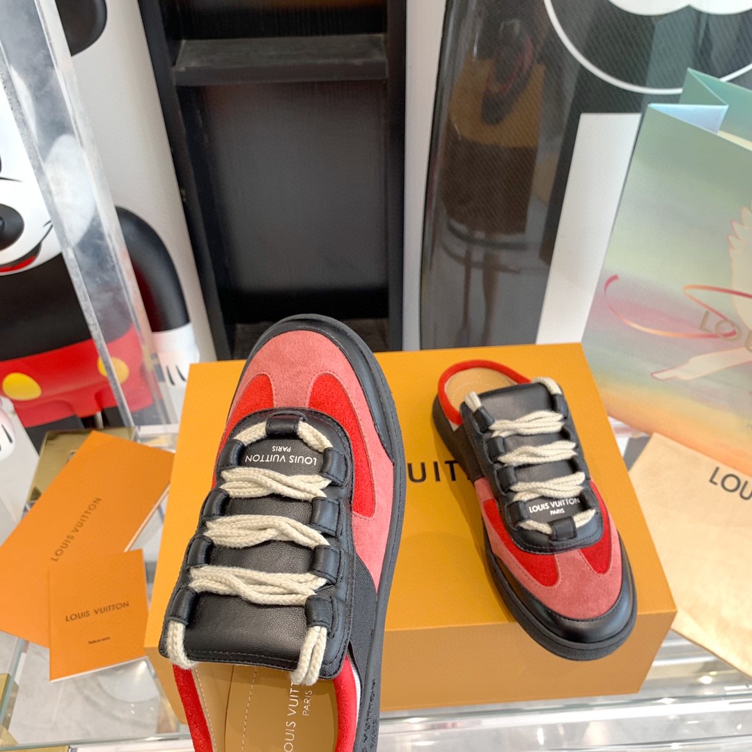 L0vis Vvtt0n Lous Sneaker Monogram Canvas Red For Men