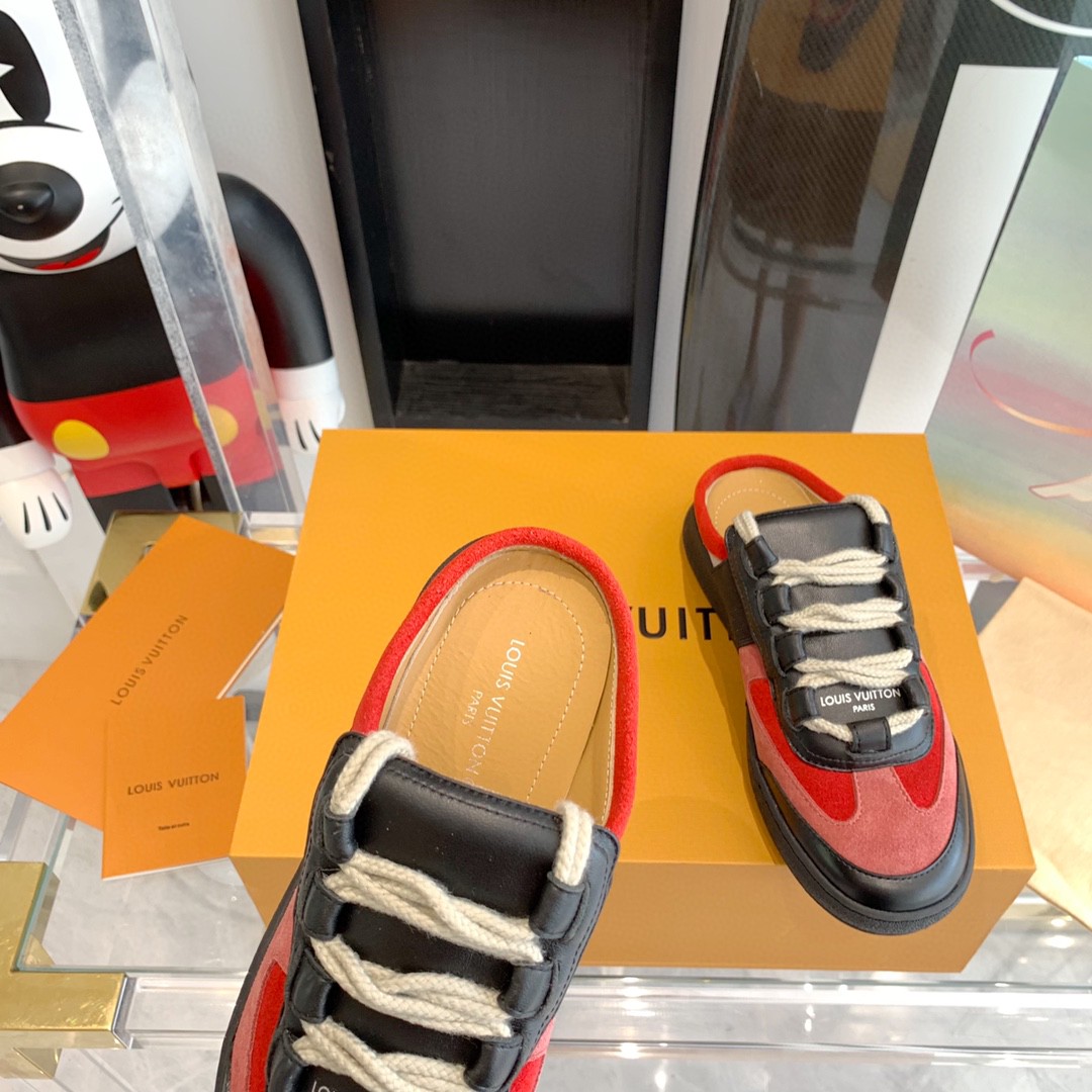 L0vis Vvtt0n Lous Sneaker Monogram Canvas Red For Men