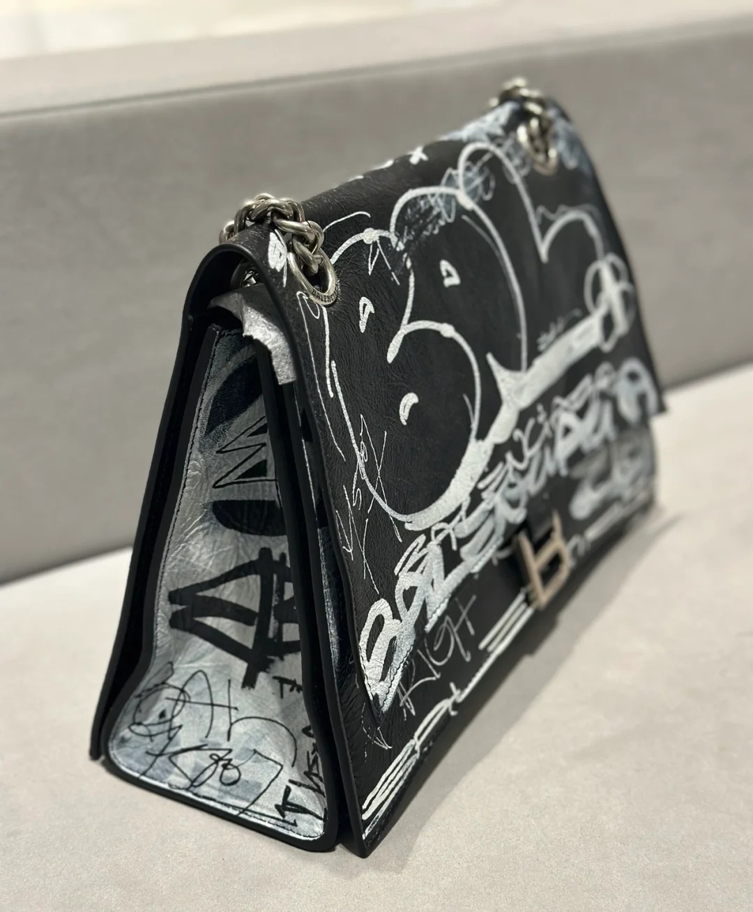 Ba1en*iaga Crush Old School Bag Black For Women‎ 12.2in/30.9cm