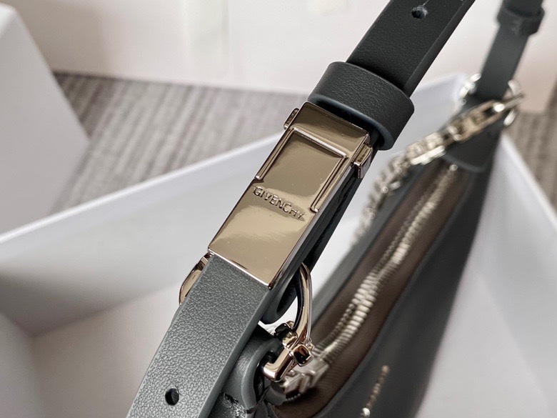 Givenchy Small Moon Cut Out Bag Black/Pink/Cream/Brown/Grey/Dark Grey For Women‎ 9.8in/25cm BB50LGB1A4-001