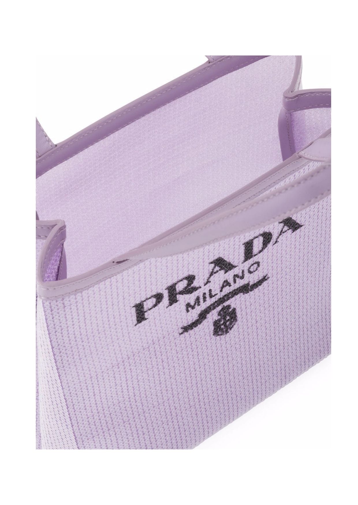 Pra*a Logo-Print Sequin-Embellished Mini Bag Purple For Women 1BG417VOOO2D0A