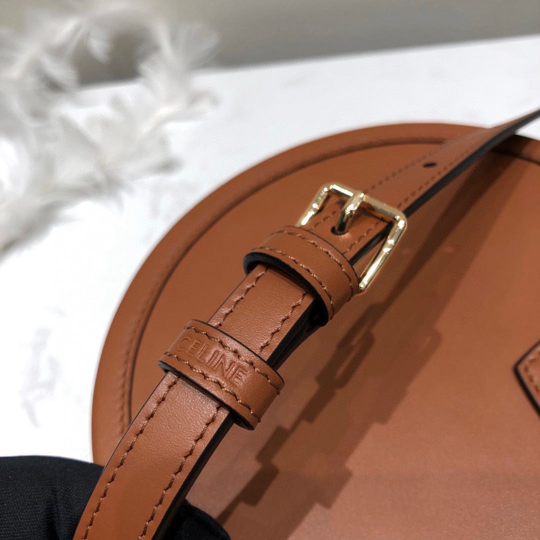 Ce1i*e Shocket Bag Brown For Women‎ 6.7in/17cm