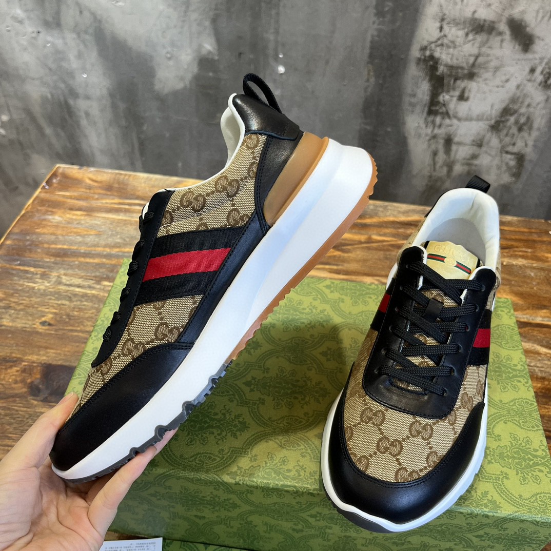 Gvc*1 Sneaker With Web Beige For Men