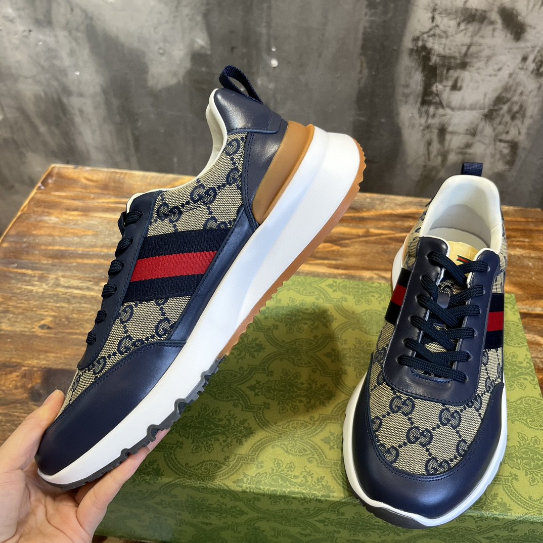 Gvc*1 Sneaker With Web Beige For Men