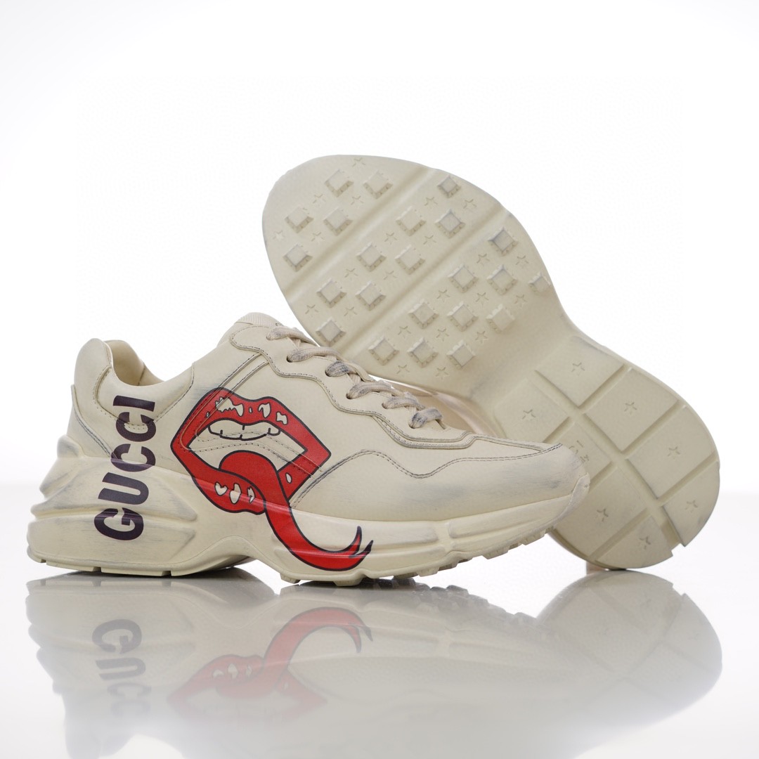 Gvc*1 Rhyton Sneaker Cream For Men 552089 A9L00 9522