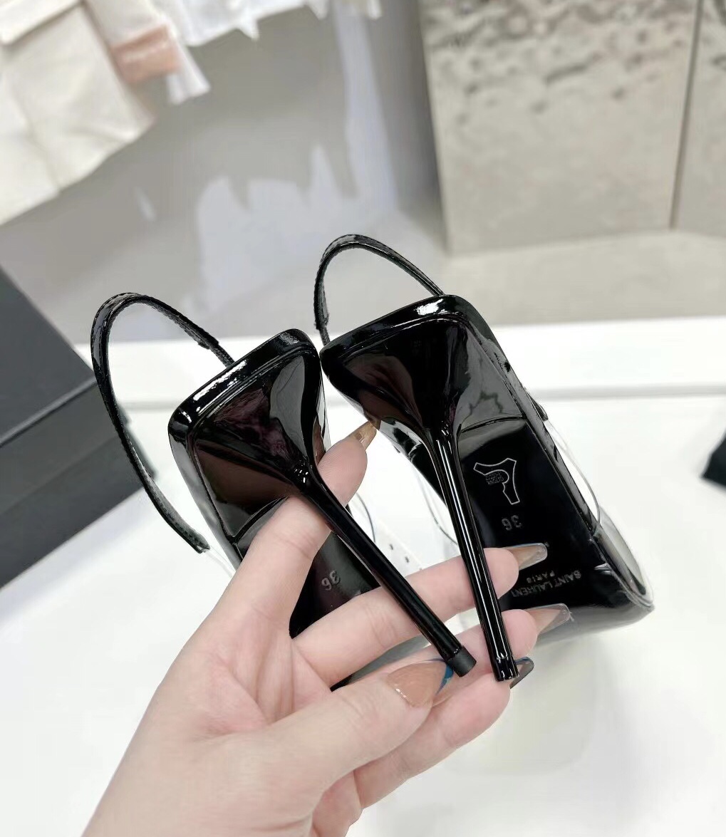 Sa1nt Lau*nt 140mm Pointed-Toe Pumps Black For Women