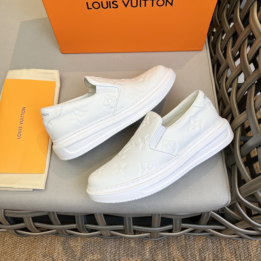 L0vis Vvtt0n Beverly Hills Slip On White For Men 1AA7NQ