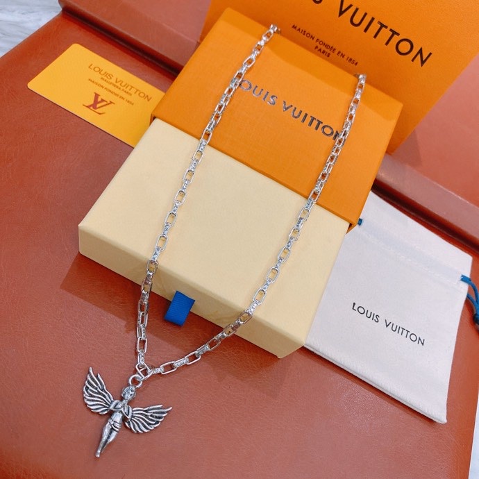 L0vis Vvtt0n Angel Necklace Silver For Women