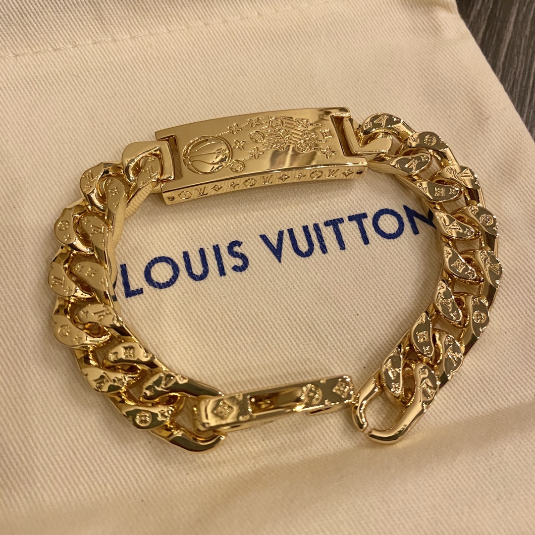 L0vis Vvtt0n Chain Bracelet Gold