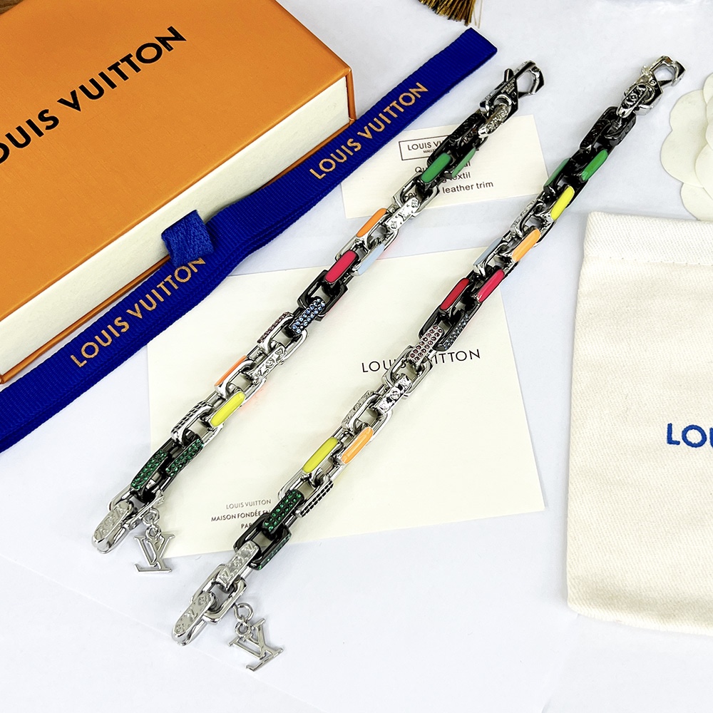 L0vis Vvtt0n Donkey’s Paradise Chain Bracelet Multicolor For Women