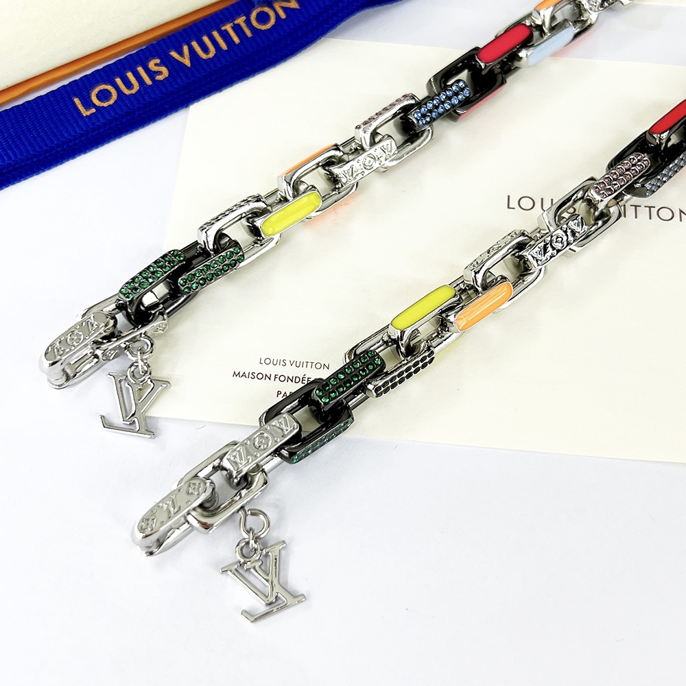 L0vis Vvtt0n Donkey’s Paradise Chain Bracelet Multicolor For Women