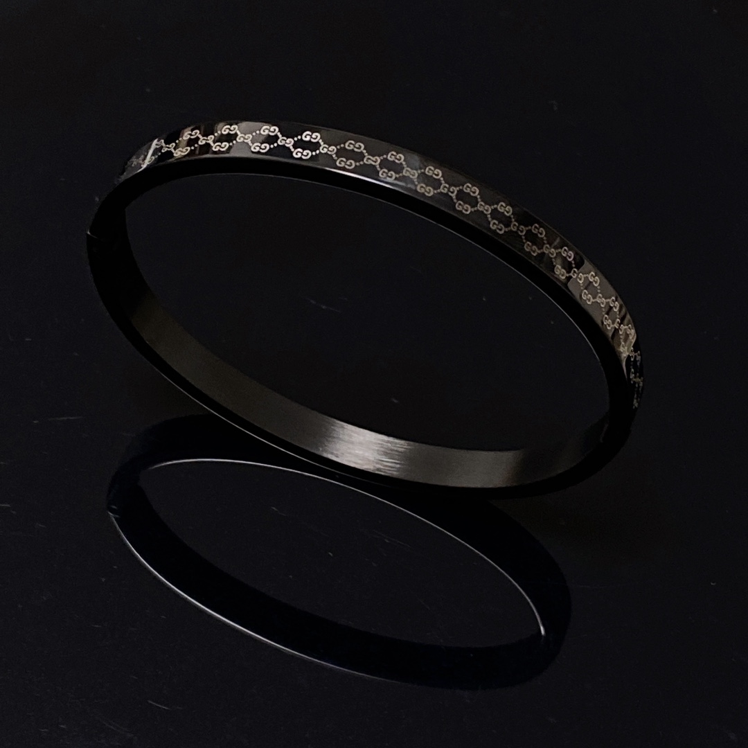 Gvc*1 Double G Bracelet Black For Women