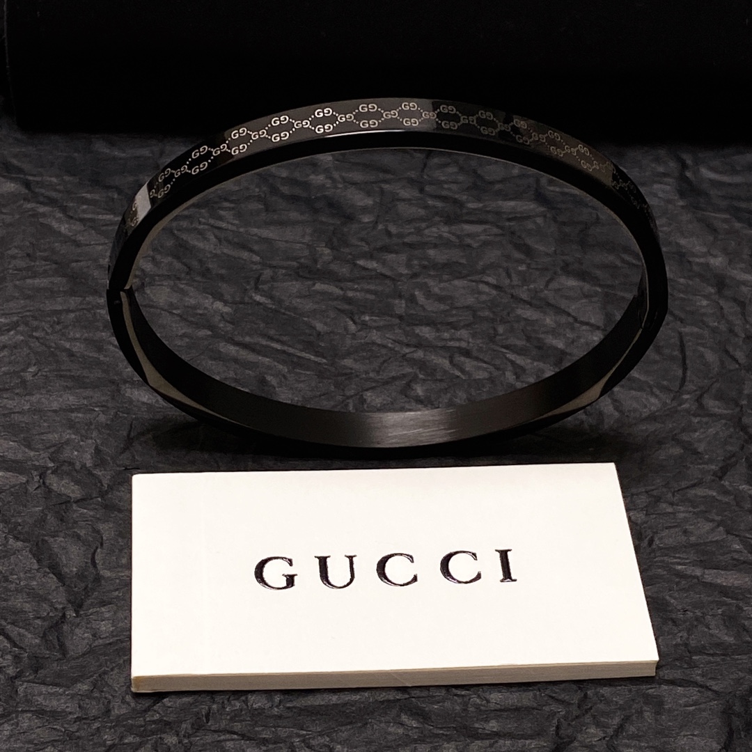 Gvc*1 Double G Bracelet Black For Women