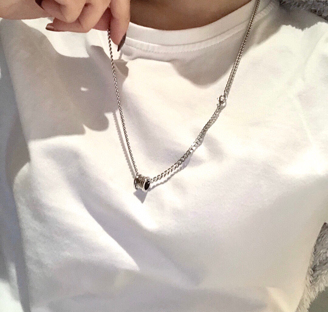 Gvc*1 Hollow Waist Necklace Silver For Women