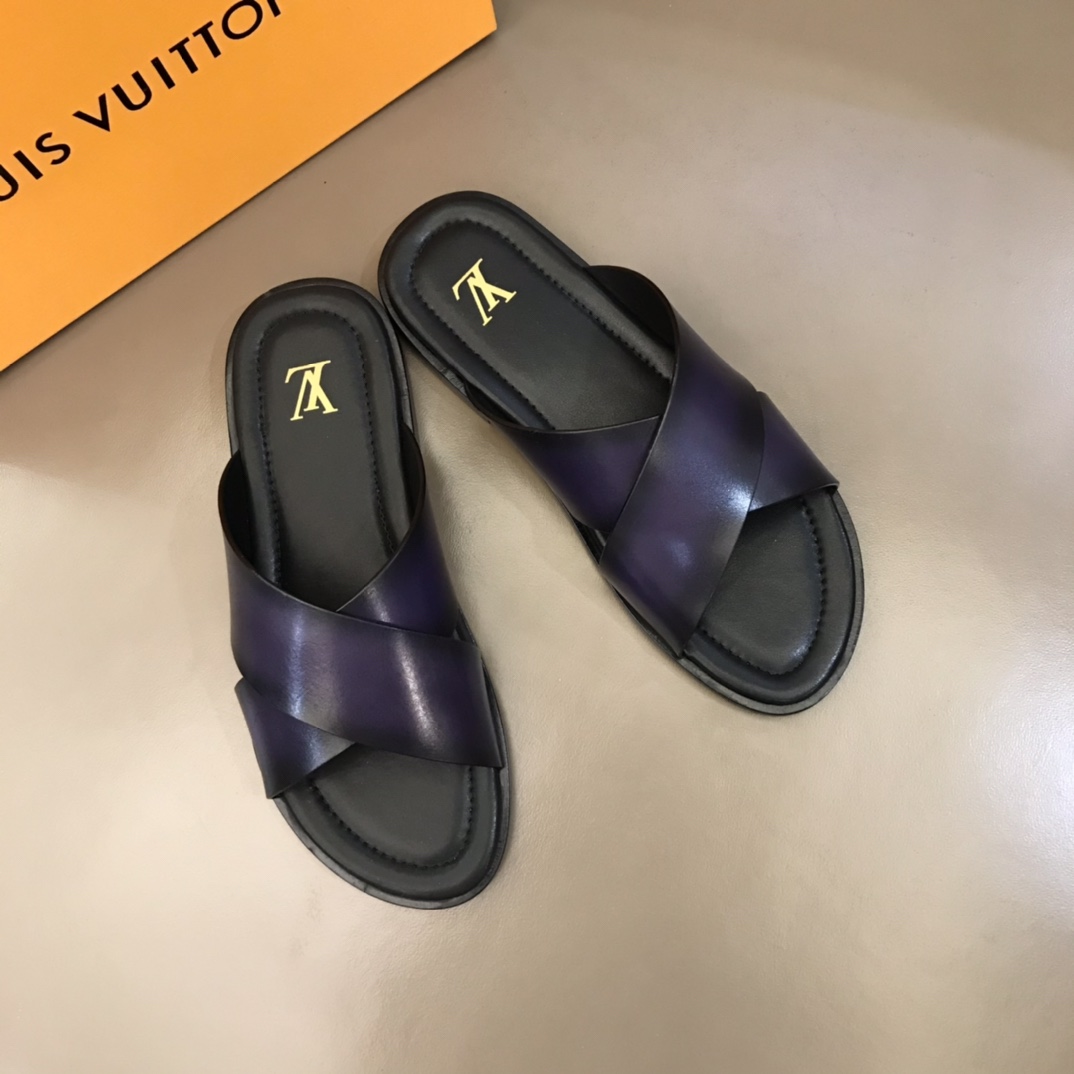 L0vis Vvtt0n LV Oasis Mule Purple For Men