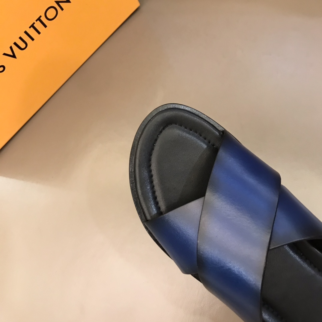 L0vis Vvtt0n LV Oasis Mule Blue For Men