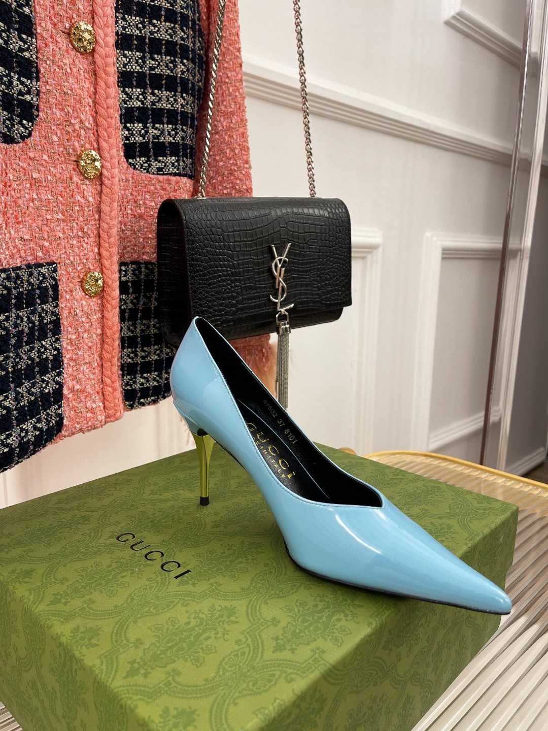 Gvc*1 High-Heel Pump Light Blue For Women