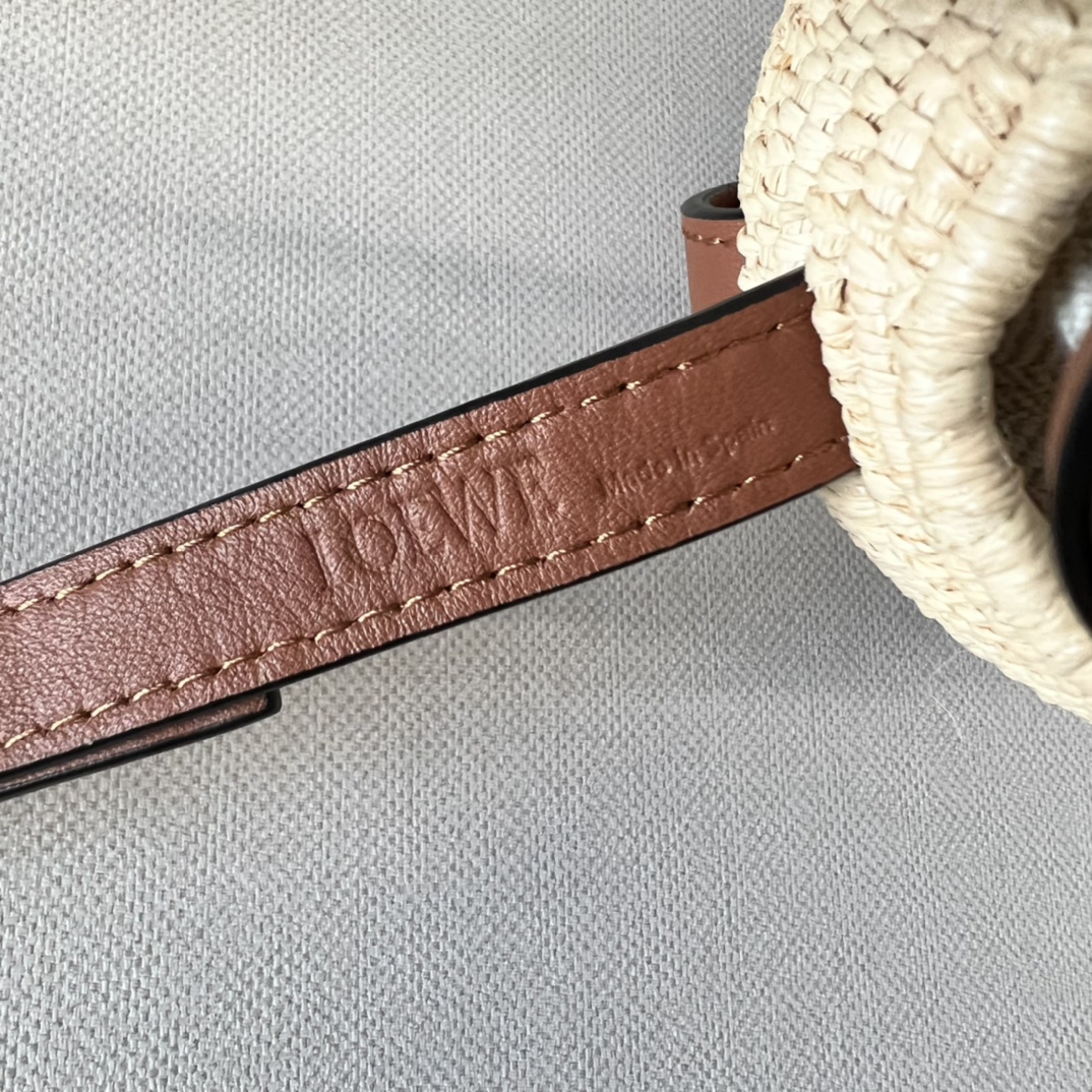 L0ew* Beehive Basket Bag Beige/Brown For Women 7.9in / 20cm A223Z48X03