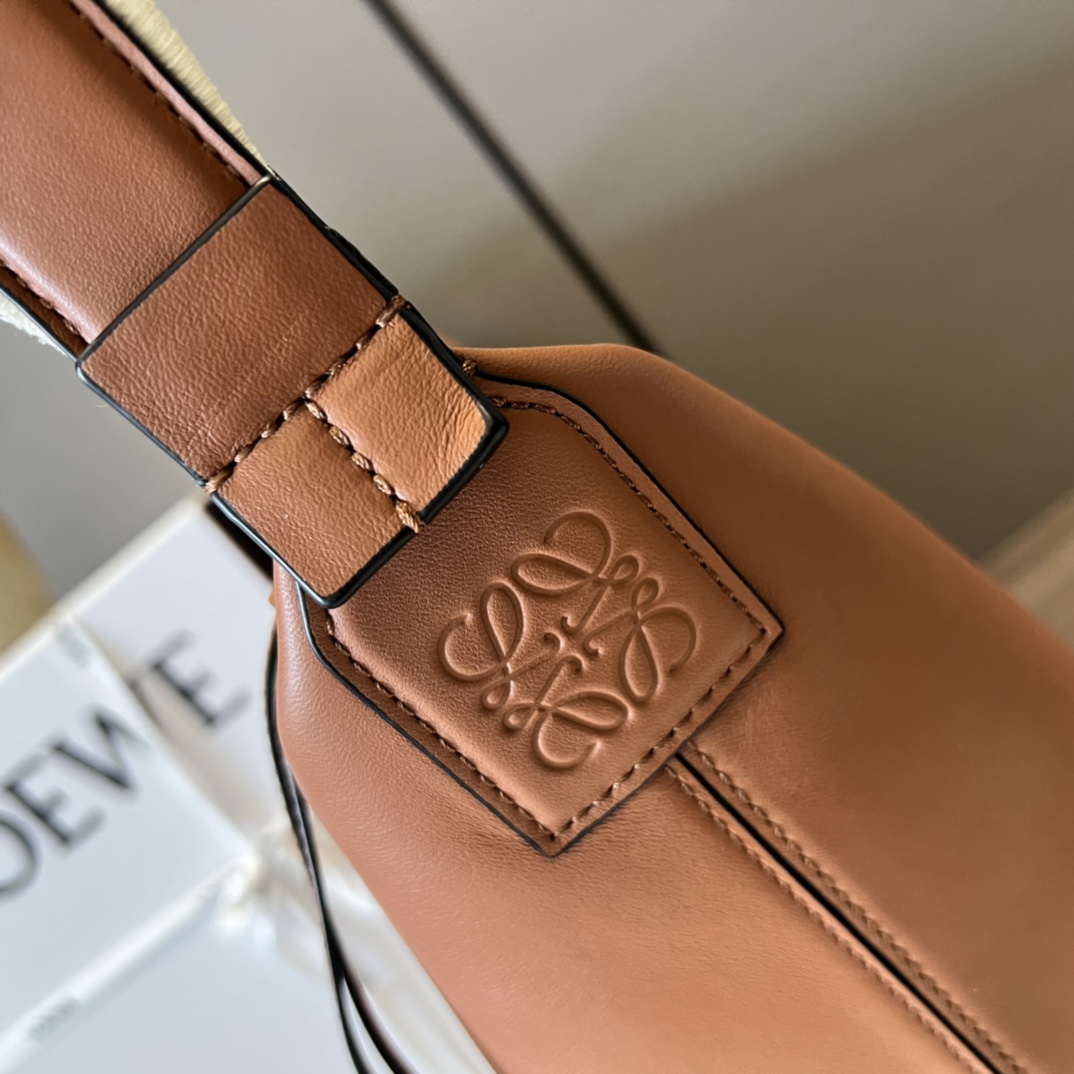 L0ew* Cubi Crossbody Bag Black/Navy Blue/Brown For Women 8.3in / 21cm