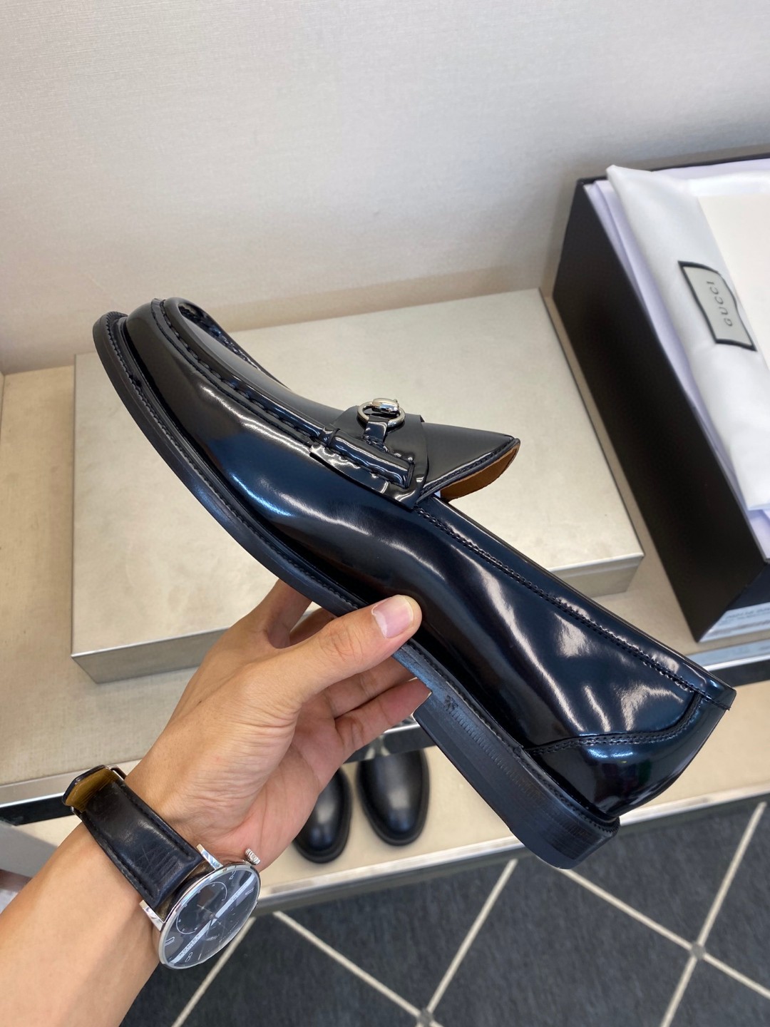 Gvc*1 1953 Horsebit Loafer Black For Men