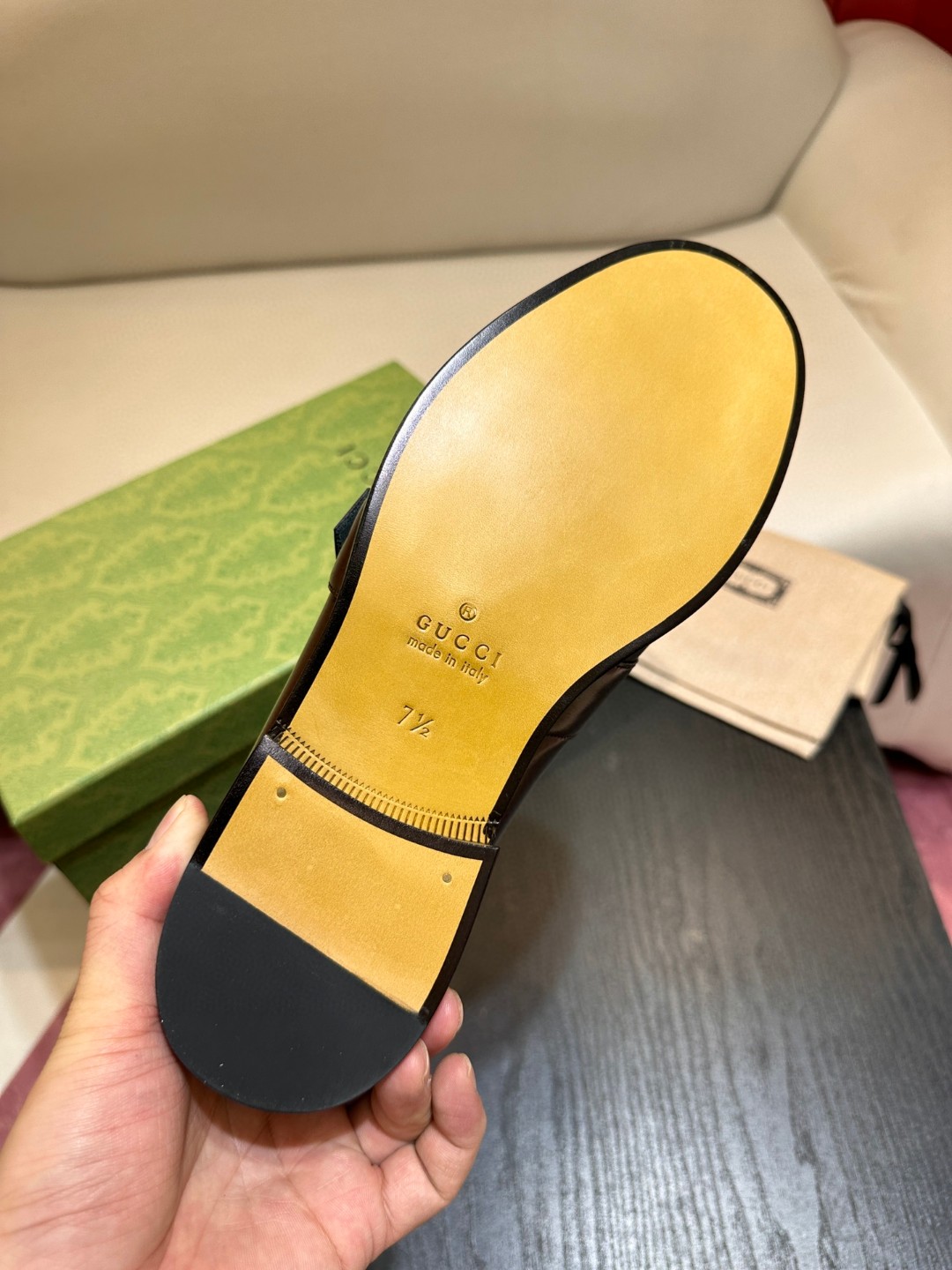 Gvc*1 Interlocking G Loafer Brown For Men