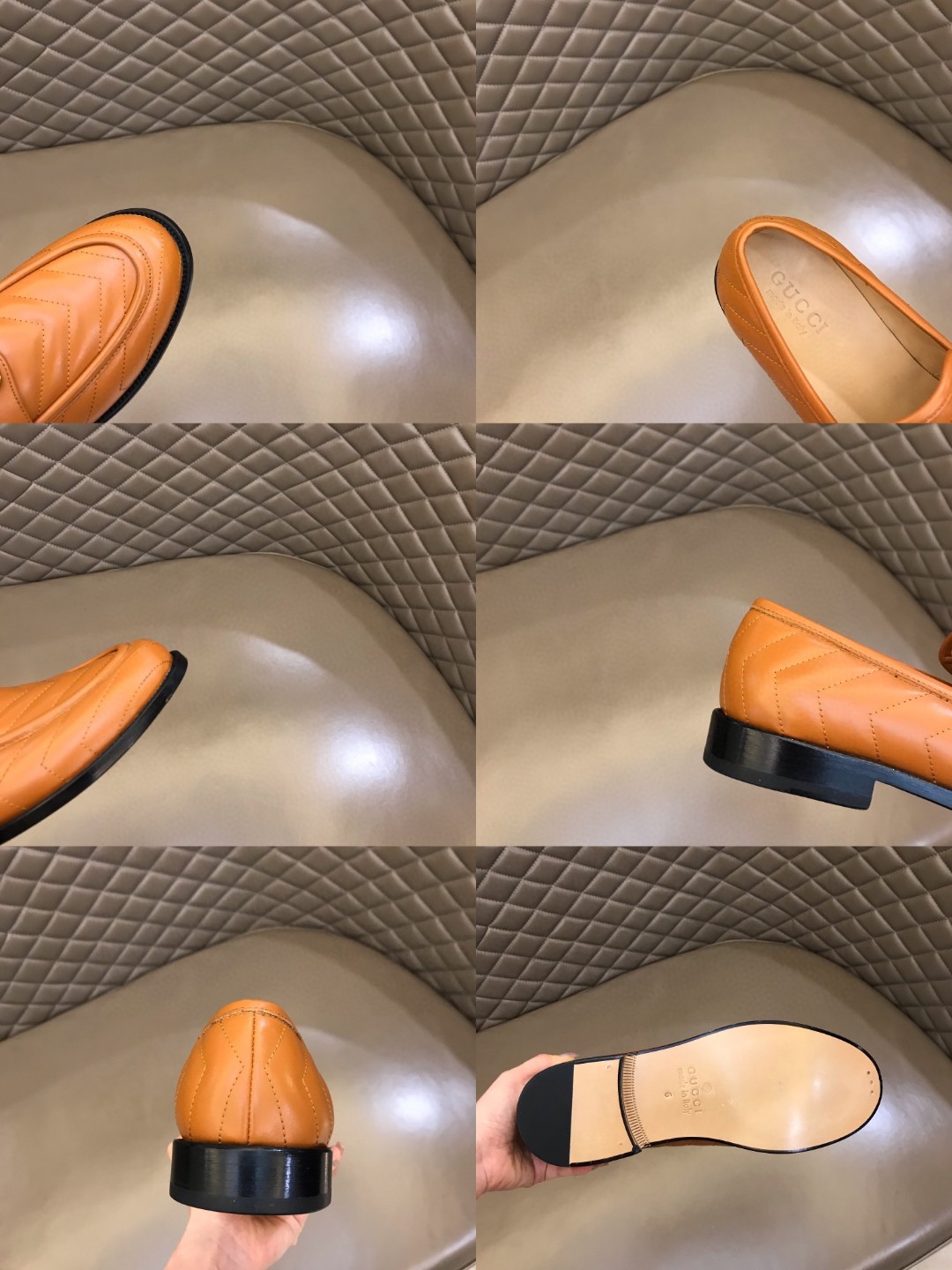 Gvc*1 Loafer With Interlocking G Light Brown For Men