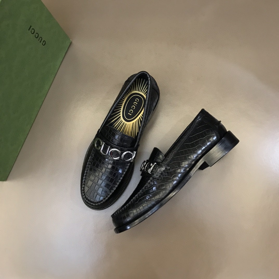 Gvc*1 Loafer With Logo Gvc*1 Black For Men