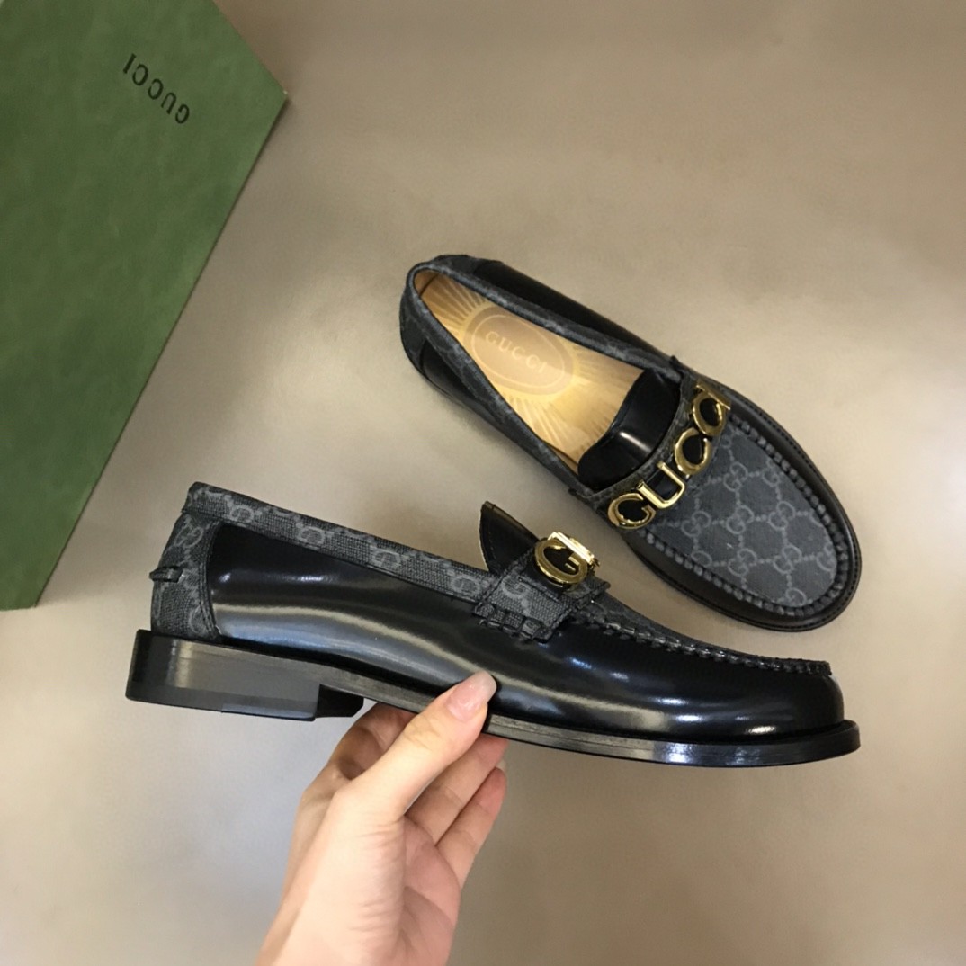 Gvc*1 Loafer With Logo Gvc*1 Black For Men