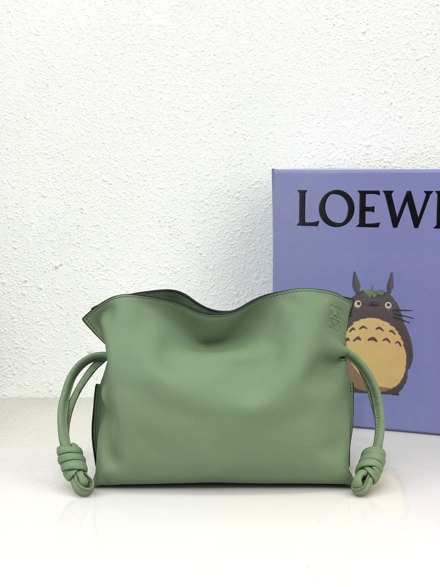 L0ew* Mini Flamenco Clutch Black/Brown/Dark Green/Green For Women 9.4in / 23.9cm A411FC2X37