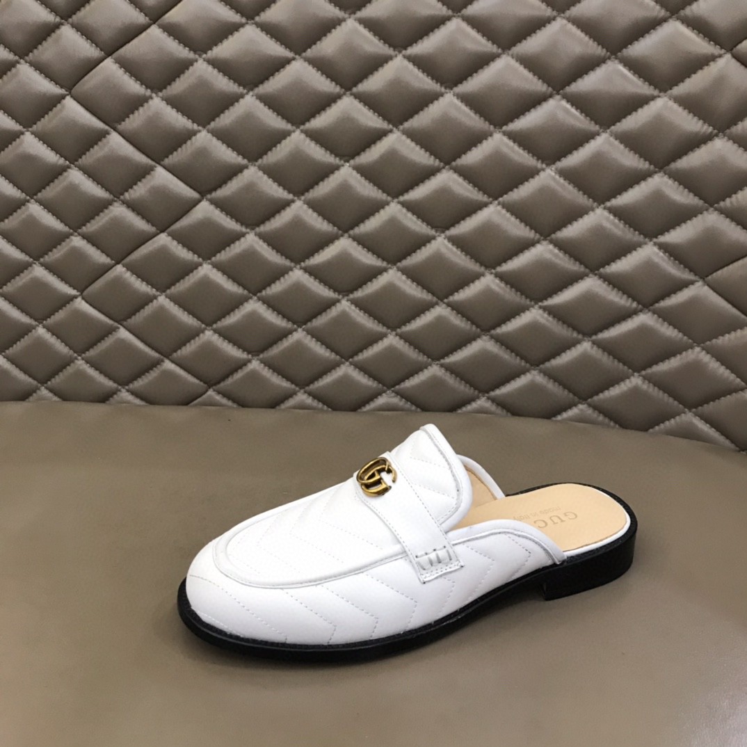 Gvc*1 Slipper With Interlocking G White For Men