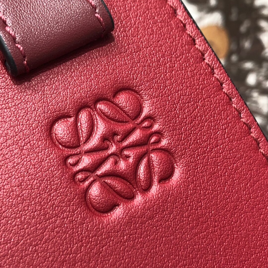 L0ew* Small Hammock Bag Blue/Pink/Beige/White/Brown/Burgundy/Grey For Women 11.8in / 30cm