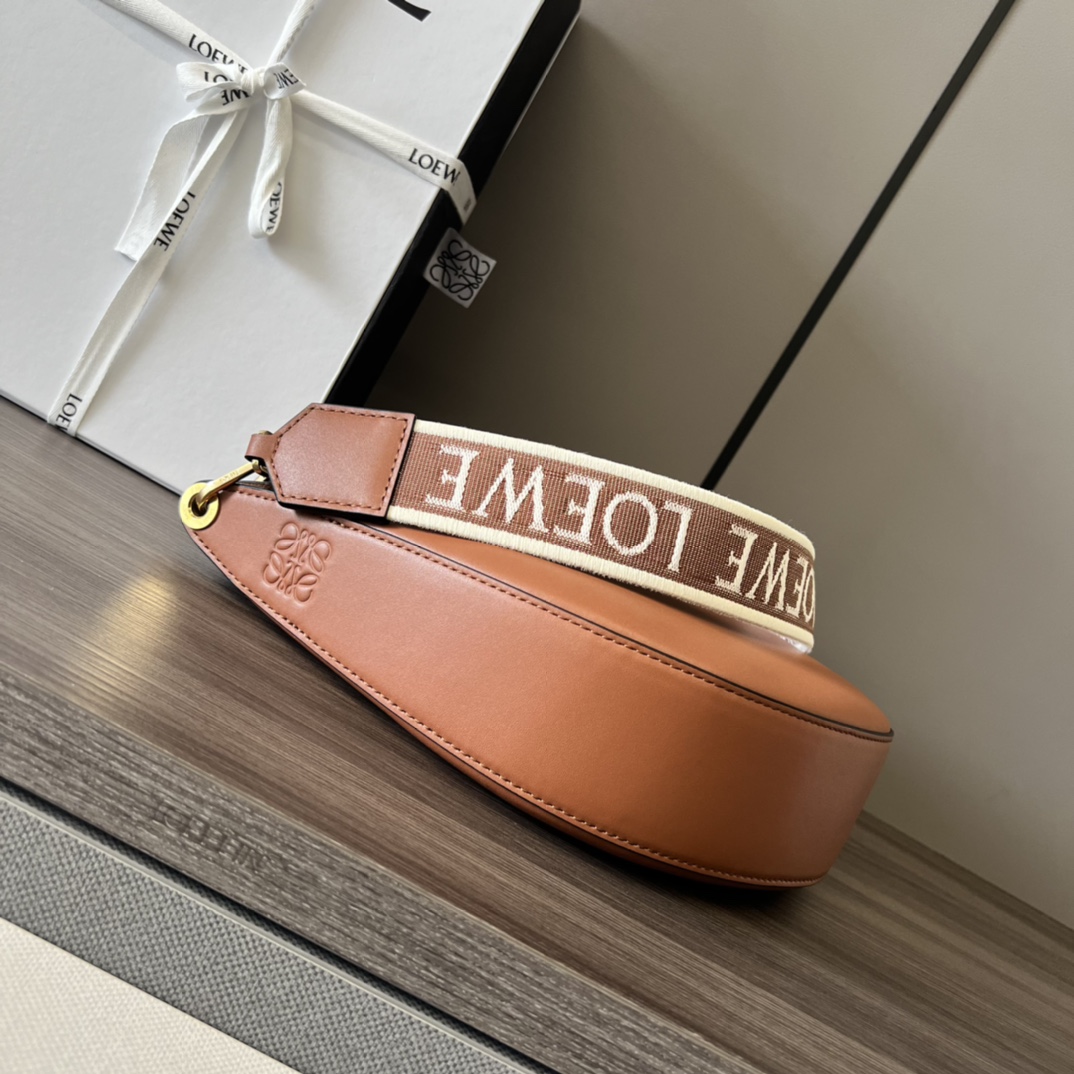 L0ew* Small Luna Bag Black/Brown/Cream/Green/Yellow For Women 12in / 30.5cm A923PM1X01