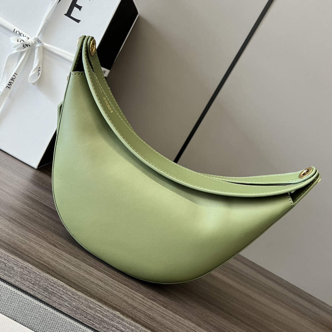 L0ew* Small Luna Bag Black/Brown/Cream/Green/Yellow For Women 12in / 30.5cm A923PM1X01