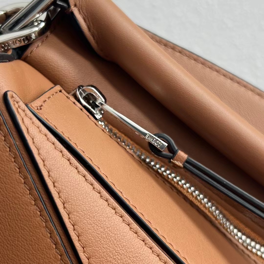 L0ew* Small Puzzle Bag Pink/Grey/Brown/Blue For Women 9.4in / 24cm