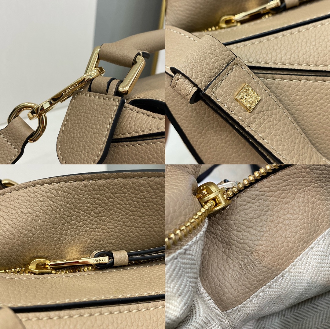 L0ew* Small Puzzle Bag Caramel For Women 9.4in / 24cm