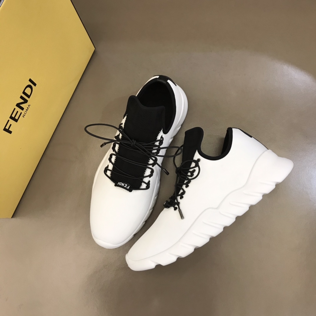 F**di FD Faster Trainers White For Men