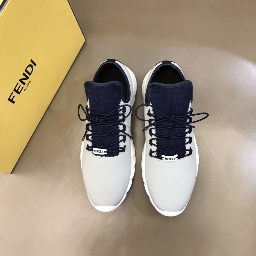 F**di FD Faster Trainers Grey For Men