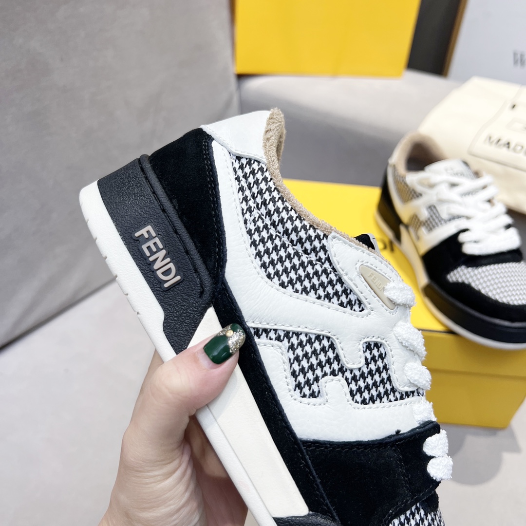 F**di FD Match Low Tops Sneakers Black For Men