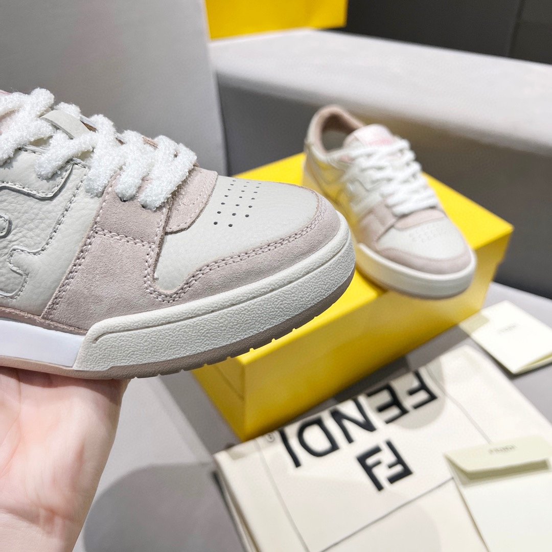 F**di FD Match Low Tops Sneakers Light Pink For Women 8E8252AHH2F1FHT