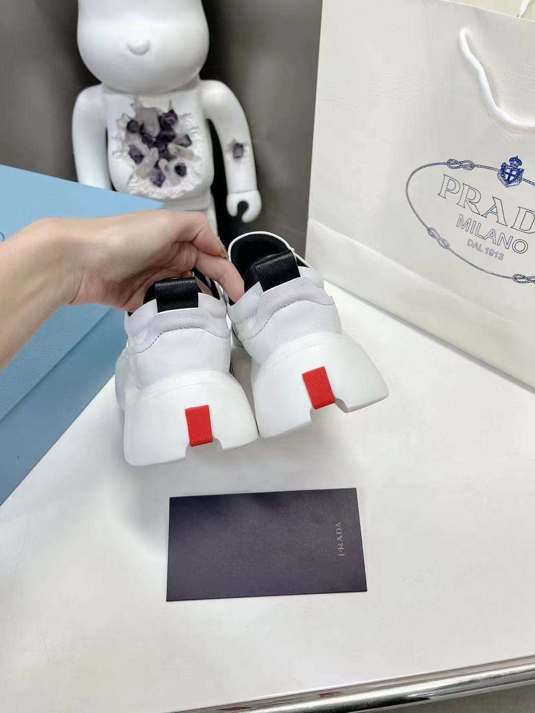 Pra*a Padded Sneakers White For Women