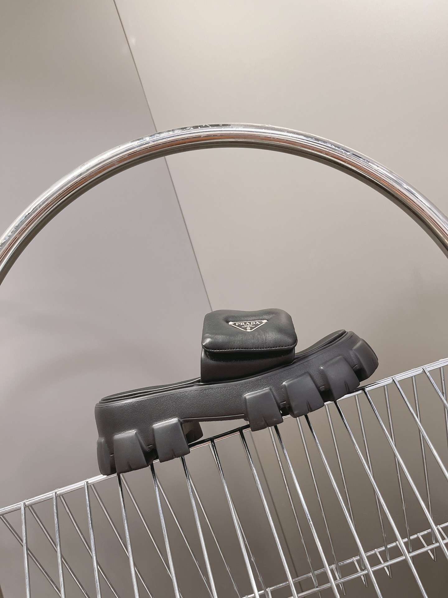 Pra*a Soft Padded Slides Black For Women