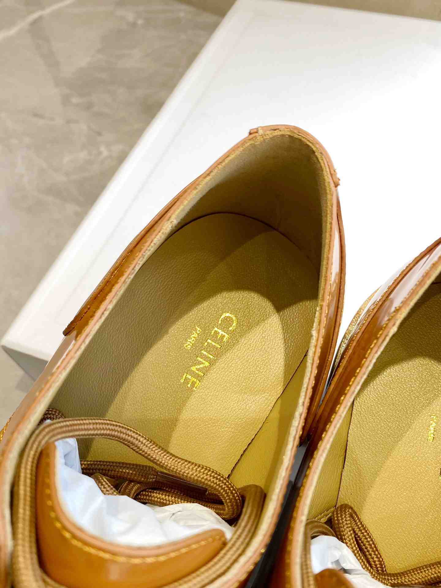 Ce1i*e Bulky Derby With Studded Outsole Brown For Women