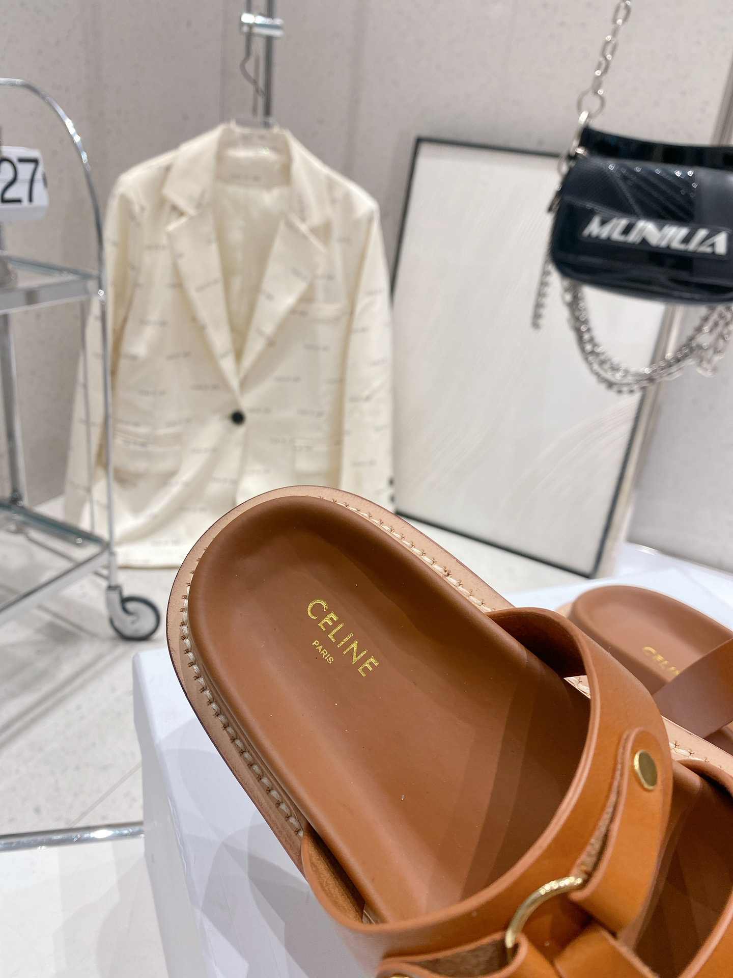 Ce1i*e Slides Tippi Brown For Women 357283766C.04LU