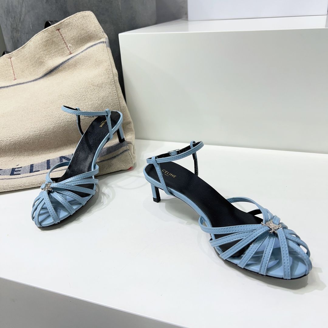 Ce1i*e Triomphe Sandal Blue For Women