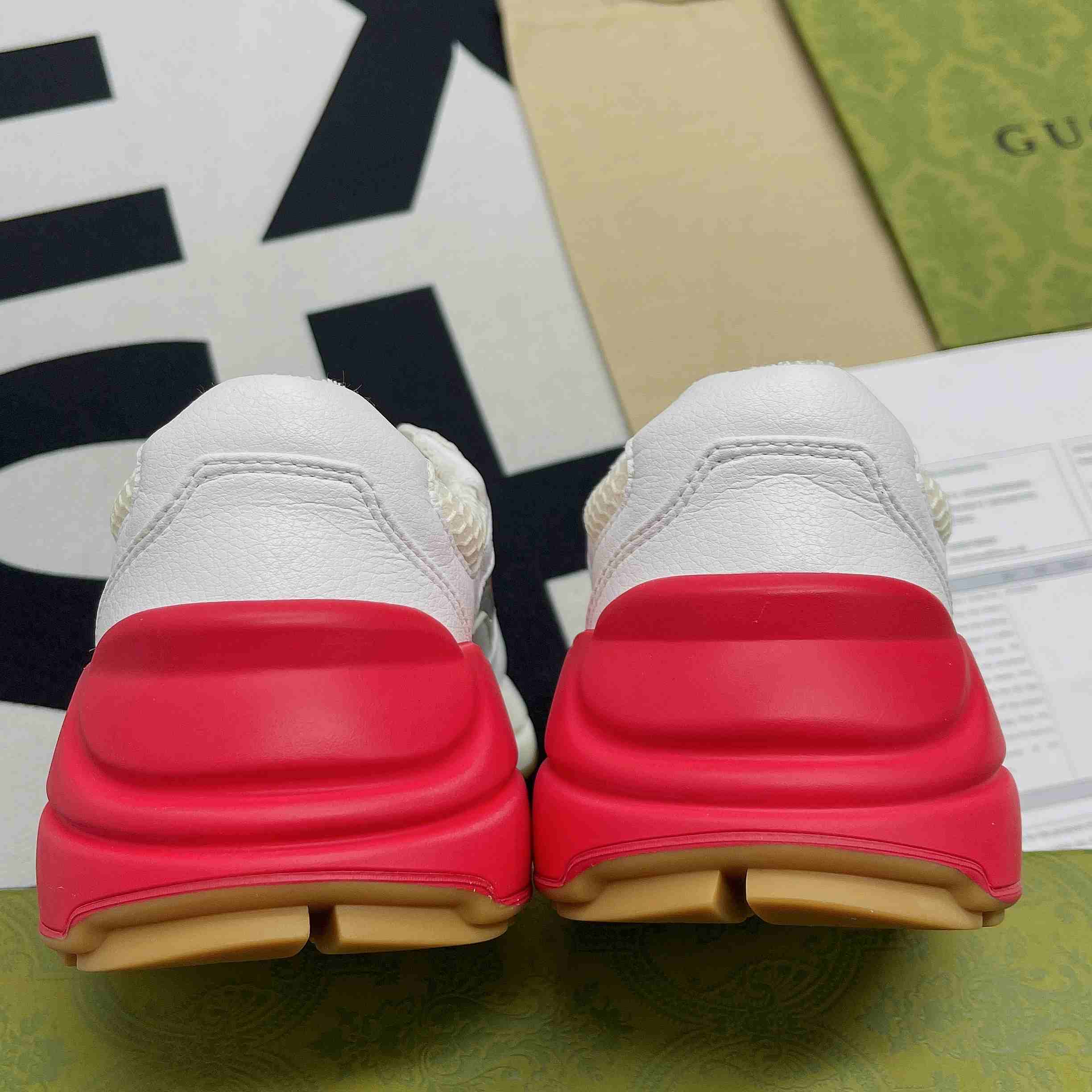 Gvc*1 GG Rhyton Sneaker White And Red For Men