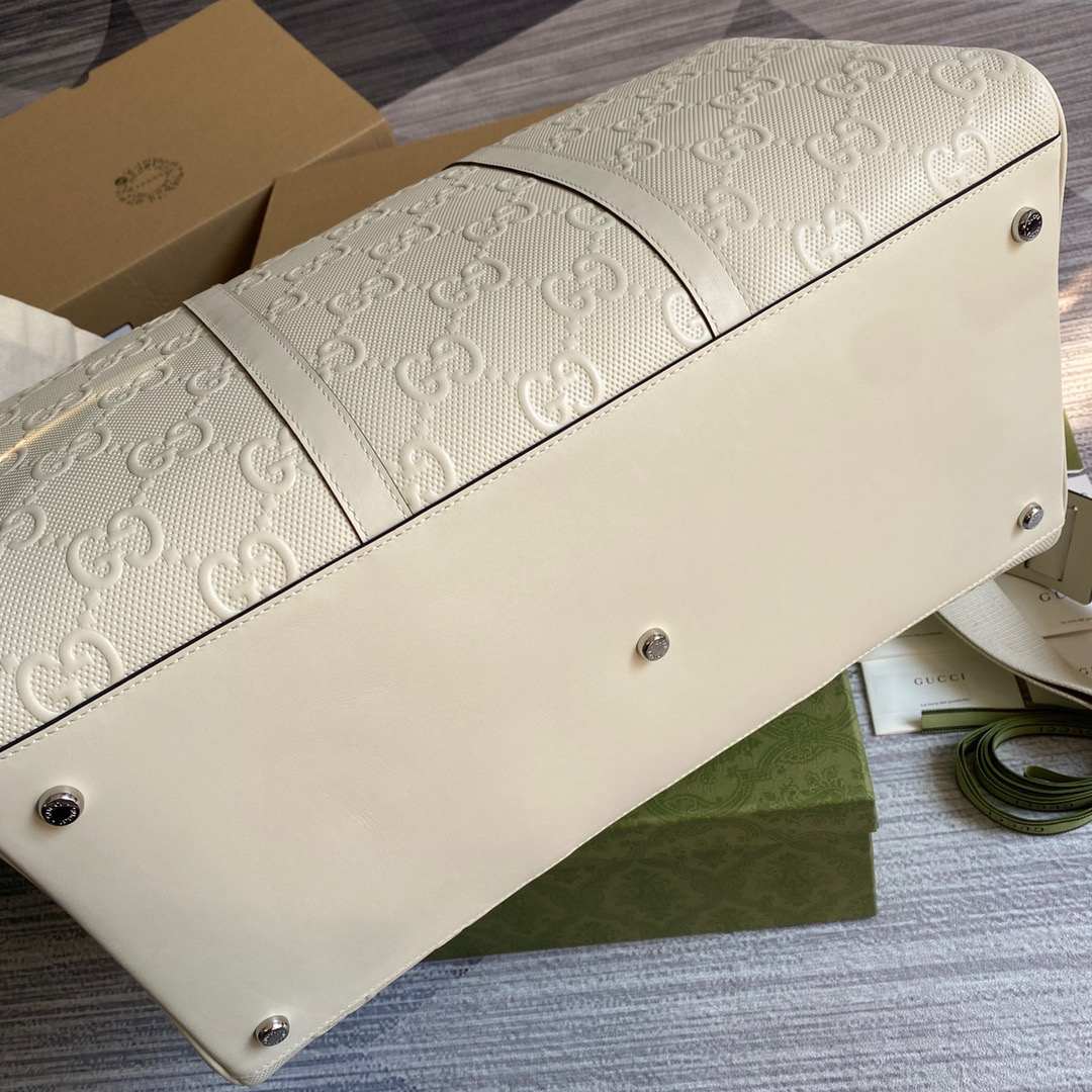 Gvc*1 Jumbo Gg Duffle Bag Black/White 15.9 in/40cm