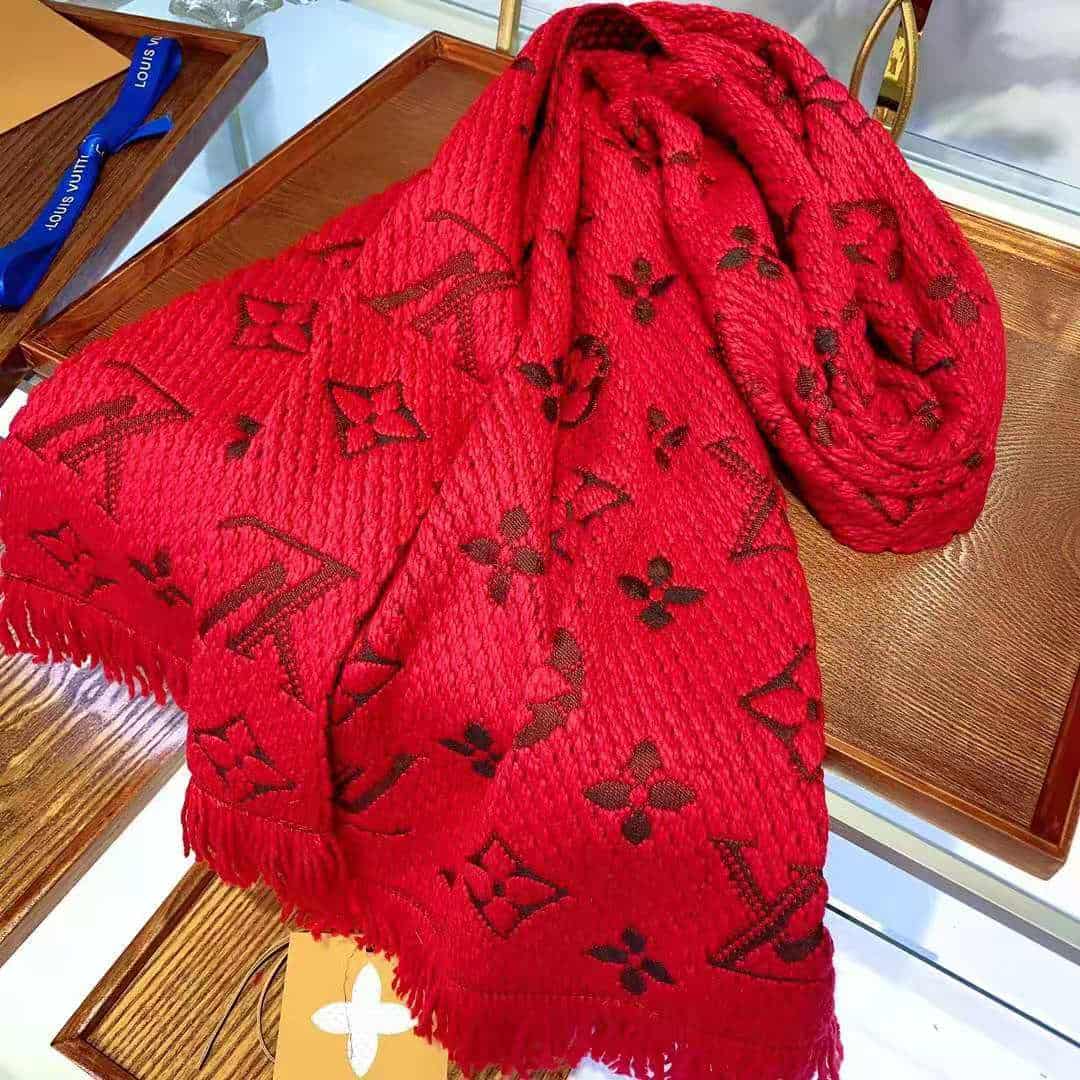 L0vis Vvtt0n Logomania Scarf Red For Women M72432