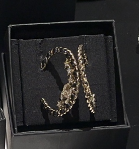 Ch**el Chain Of Stars Earrings Gold For Women